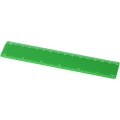 Renzo 15 cm plastic ruler, Green