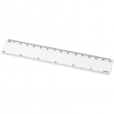 Logo trade promotional items image of: Renzo 15 cm plastic ruler