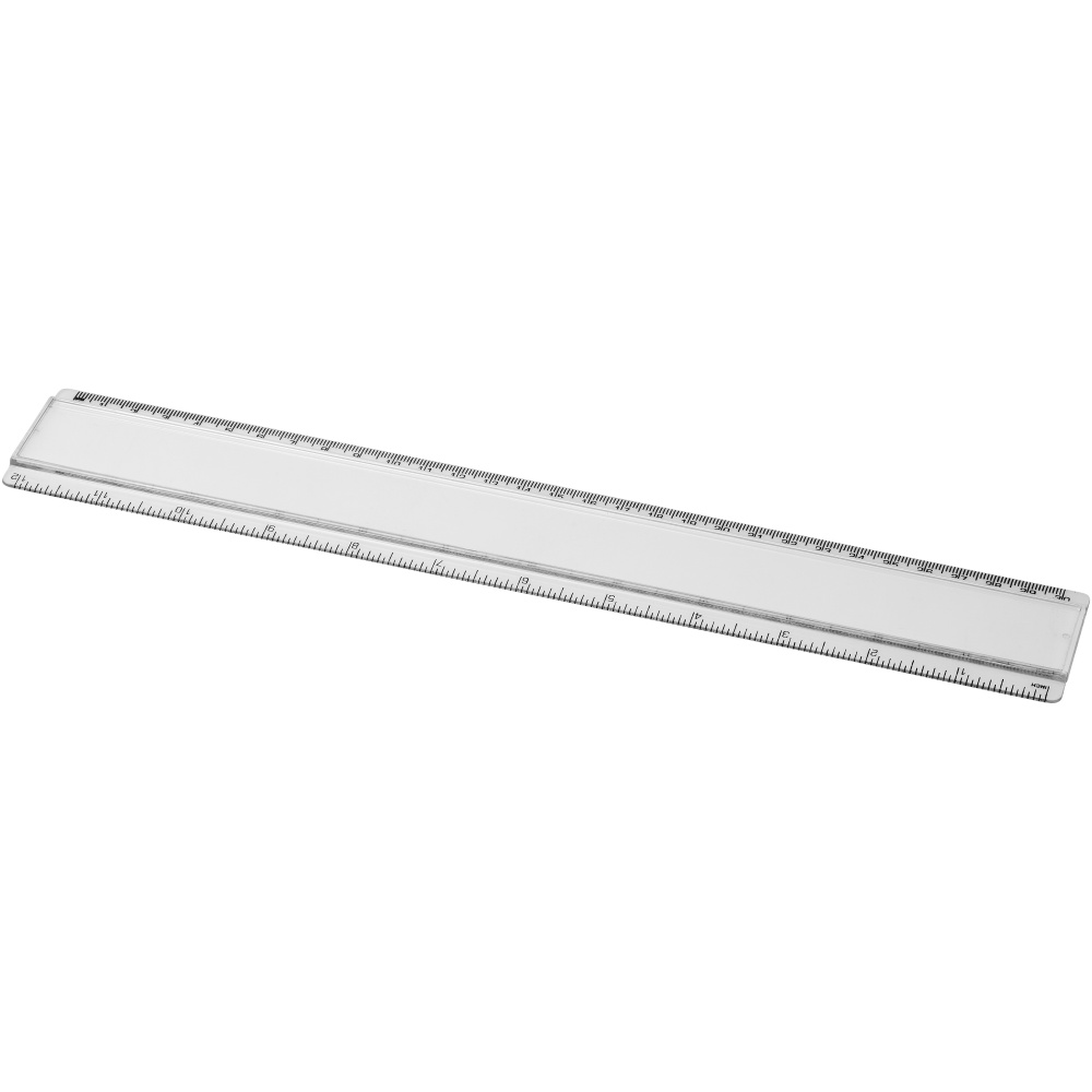 Logo trade promotional items image of: Ellison 30 cm plastic insert ruler