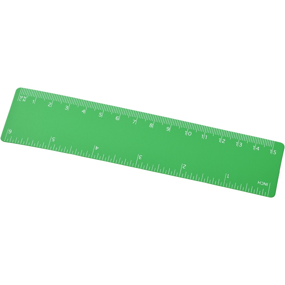 Logo trade promotional products picture of: Rothko 15 cm plastic ruler