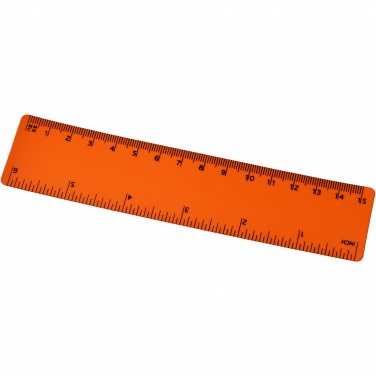 Logo trade corporate gifts image of: Rothko 15 cm plastic ruler