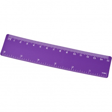 Logo trade promotional giveaway photo of: Rothko 15 cm plastic ruler