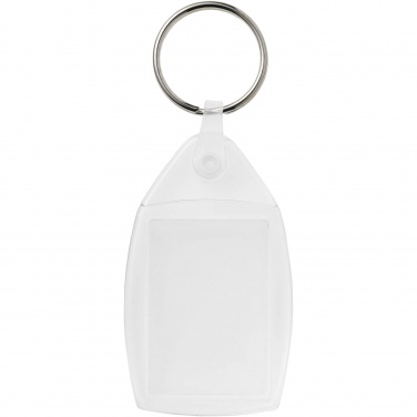 Logo trade promotional giveaways image of: Lita P6 keychain with plastic clip