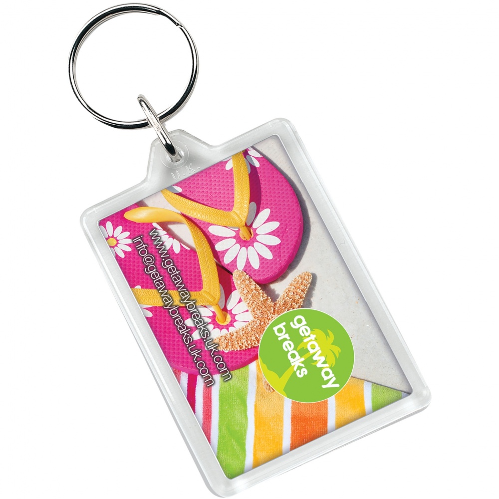 Logo trade promotional products picture of: Vito C1 rectangular keychain