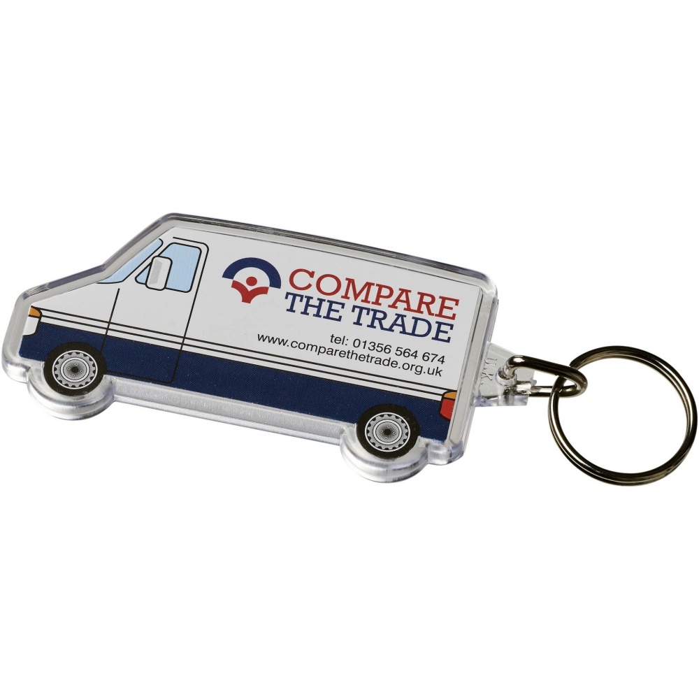 Logotrade corporate gift picture of: Combo van-shaped keychain