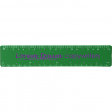 Logo trade advertising products image of: Rothko 20 cm plastic ruler