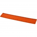 Rothko 20 cm plastic ruler, Orange