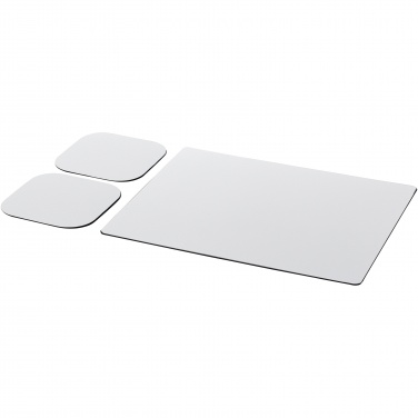 Logotrade corporate gift picture of: Brite-Mat® mouse mat and coaster set combo 3