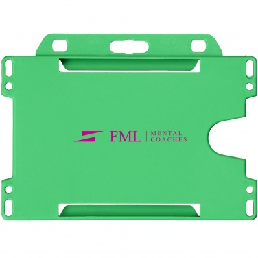 Logo trade promotional products picture of: Vega plastic card holder