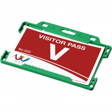 Logo trade promotional products image of: Vega plastic card holder