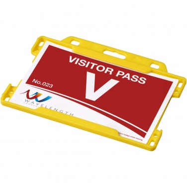 Logo trade promotional merchandise photo of: Vega plastic card holder