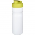 Baseline® Plus 650 ml flip lid sport bottle, White / Lime