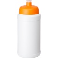 Baseline® Plus 500 ml bottle with sports lid, White / Orange