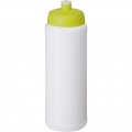 Baseline® Plus grip 750 ml sports lid sport bottle, White / Lime