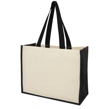 Logotrade corporate gifts photo of: Varai 320 g/m² canvas and jute shopping tote bag 23L