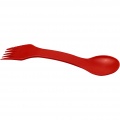 Epsy 3-in-1 spoon, fork, and knife, Red