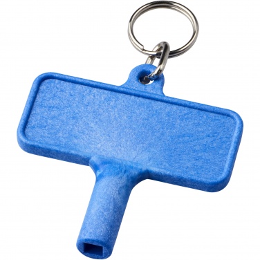 Logotrade promotional merchandise picture of: Largo plastic radiator key with keychain