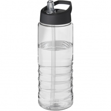 Logo trade business gift photo of: H2O Active® Treble 750 ml spout lid sport bottle