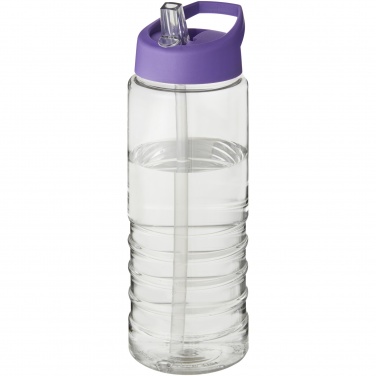 Logo trade advertising products image of: H2O Active® Treble 750 ml spout lid sport bottle