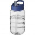 H2O Active® Bop 500 ml spout lid sport bottle, Transparent / Blue