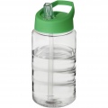 H2O Active® Bop 500 ml spout lid sport bottle, Transparent / Green