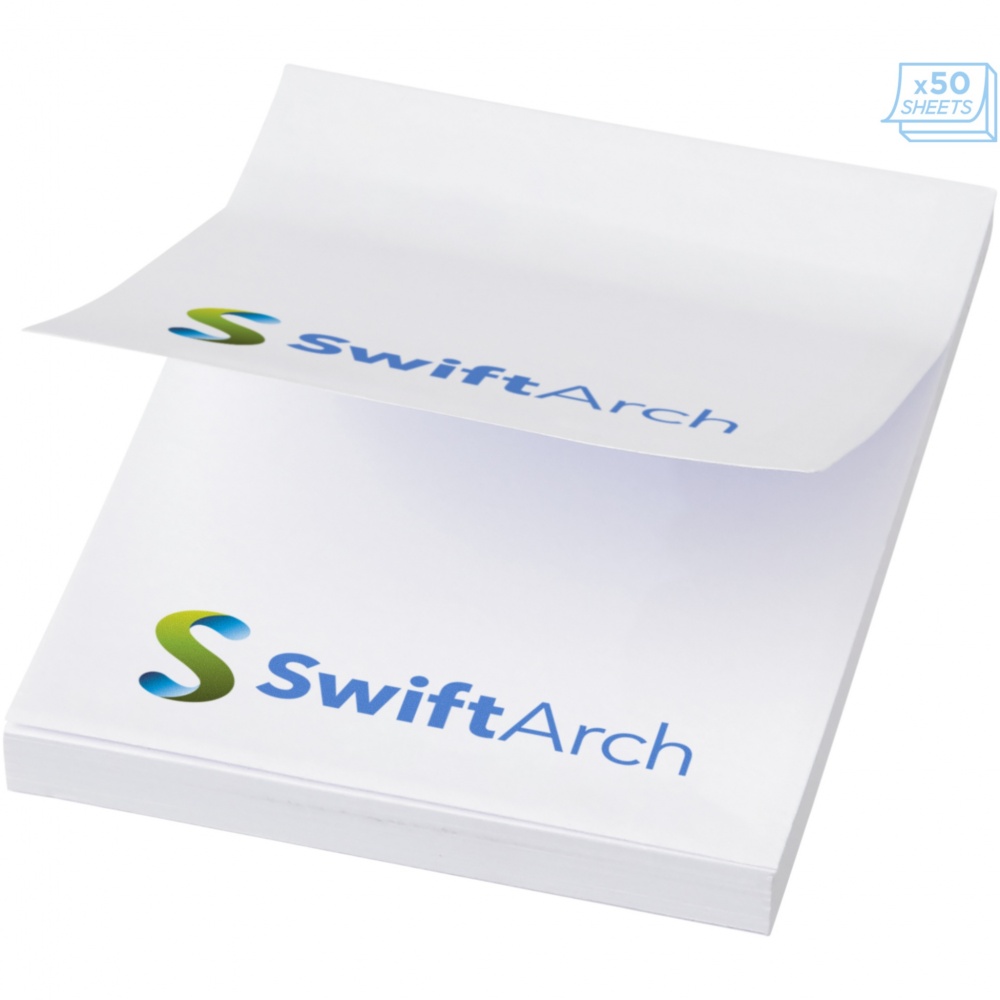 Logotrade promotional giveaway picture of: Sticky-Mate® A8 sticky notes 50x75mm