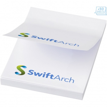 Logo trade promotional merchandise photo of: Sticky-Mate® A8 sticky notes 50x75mm