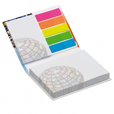 Logo trade advertising products picture of: Combi notes page marker set hard cover