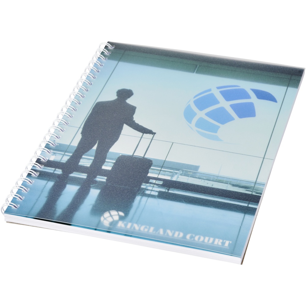 Logotrade promotional giveaway image of: Desk-Mate® wire-o A5 notebook PP cover