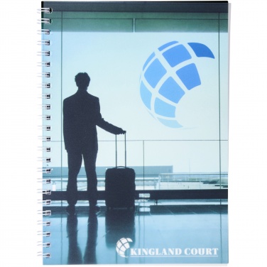 Logotrade corporate gift picture of: Desk-Mate® wire-o A5 notebook PP cover