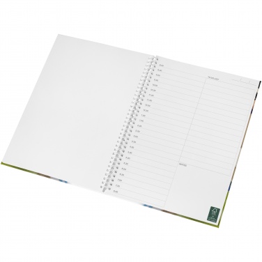 Logotrade promotional product image of: Wire-o A4 notebook hard cover