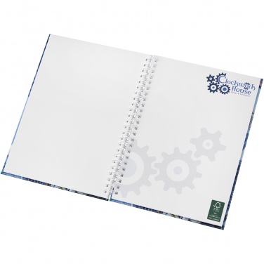 Logo trade advertising product photo of: Wire-o A5 notebook hard cover