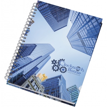 Logo trade corporate gift photo of: Wire-o A5 notebook hard cover