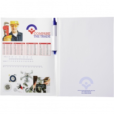 Logo trade promotional giveaways image of: Essential conference pack A4 notepad and pen