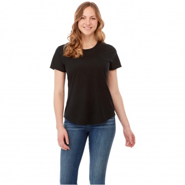 Logo trade promotional giveaways image of: Jade short sleeve women's GRS recycled t-shirt