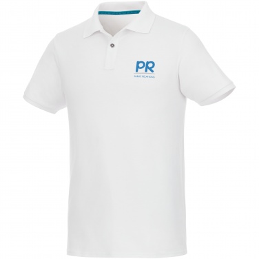 Logo trade promotional product photo of: Beryl short sleeve men's organic recycled polo