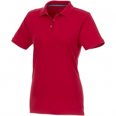 Logotrade promotional item picture of: Beryl short sleeve women's organic recycled polo