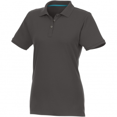 Logo trade promotional merchandise picture of: Beryl short sleeve women's organic recycled polo