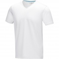 Kawartha short sleeve men's organic V-neck t-shirt, White