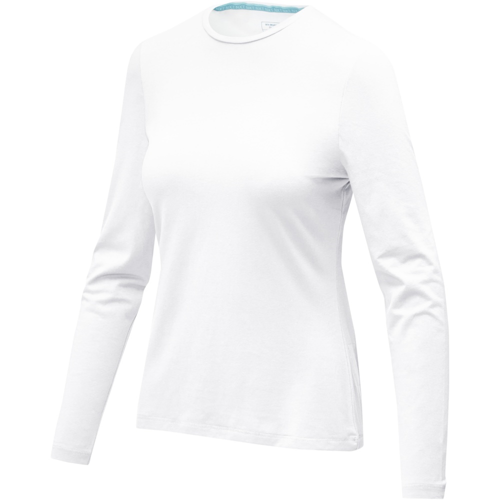 Logo trade promotional products picture of: Ponoka long sleeve women's organic t-shirt