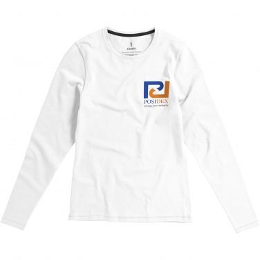 Logotrade promotional item picture of: Ponoka long sleeve women's organic t-shirt