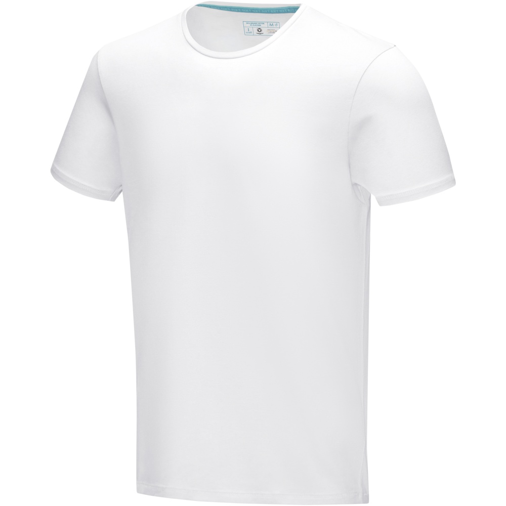 Logo trade promotional merchandise picture of: Balfour short sleeve men's organic t-shirt