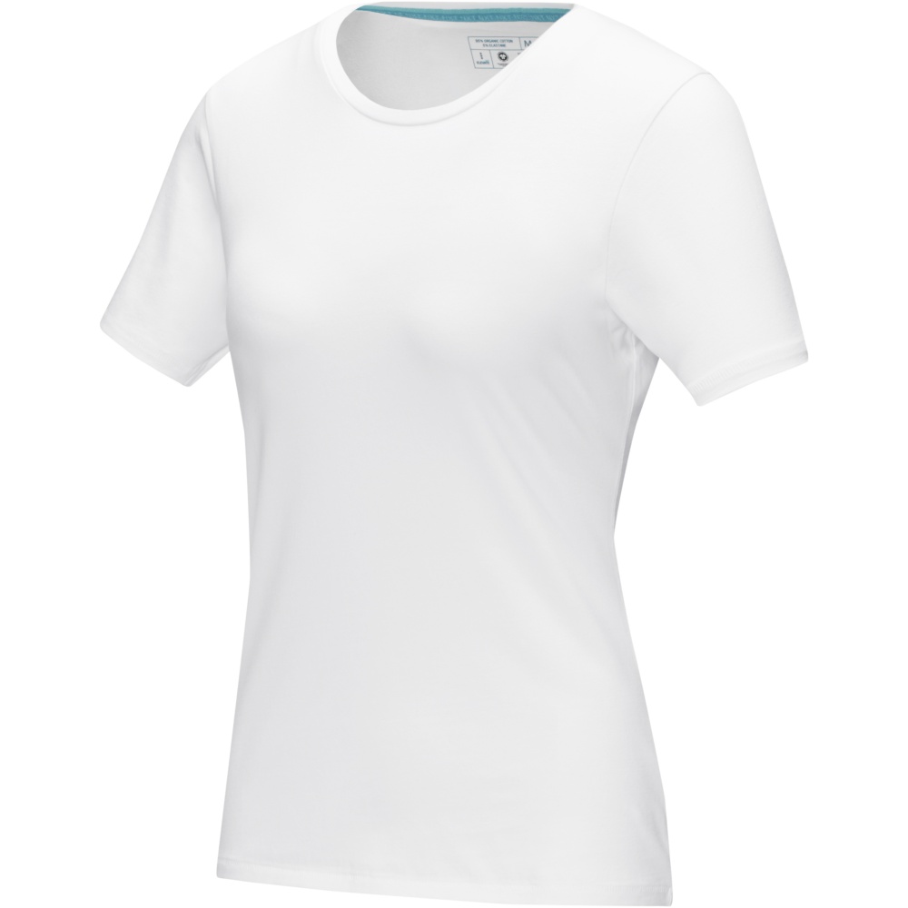 Logo trade promotional gift photo of: Balfour short sleeve women's organic t-shirt