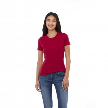 Logo trade corporate gift photo of: Balfour short sleeve women's organic t-shirt