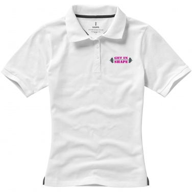 Logo trade promotional item photo of: Calgary short sleeve women's polo