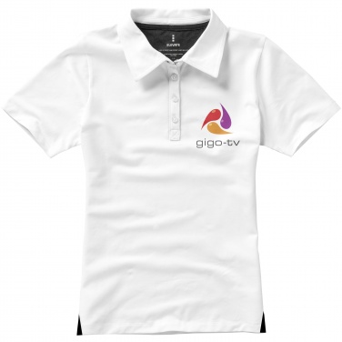 Logo trade corporate gift photo of: Markham short sleeve women's stretch polo