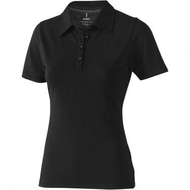 Logo trade promotional giveaways picture of: Markham short sleeve women's stretch polo