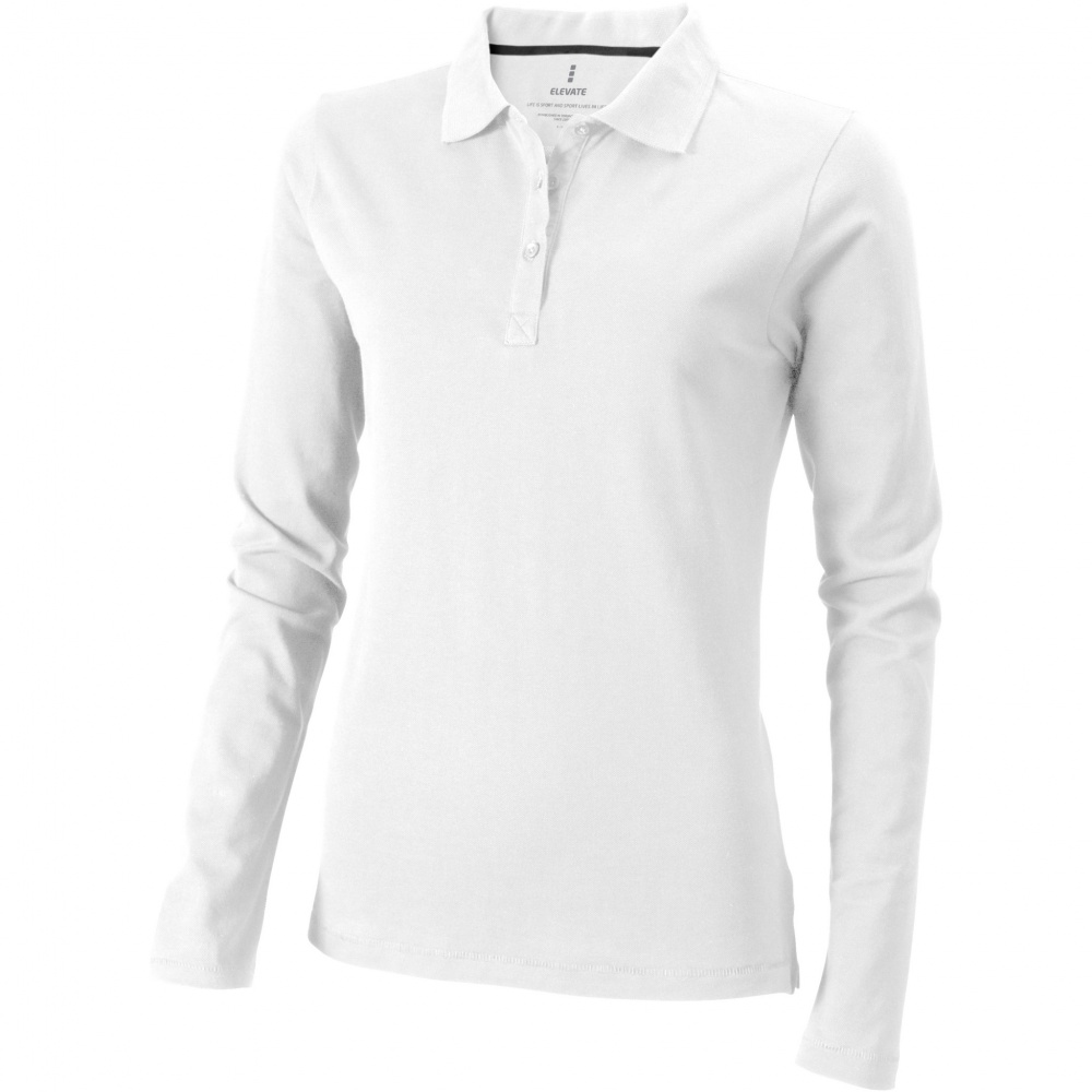 Logotrade advertising products photo of: Oakville long sleeve women's polo