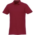 Helios short sleeve men's polo, Burgundy