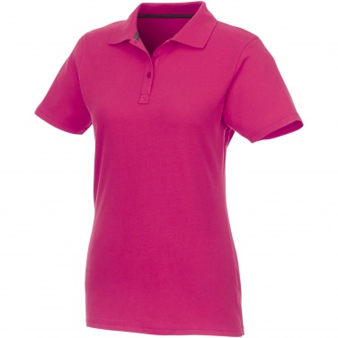 Logo trade promotional giveaways picture of: Helios short sleeve women's polo